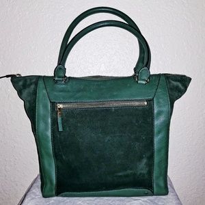 Vince Camuto green tote purse